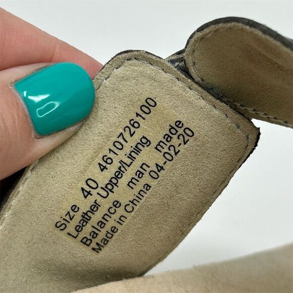 Dansko Cece Navy Blue Leather Slip On Thong Sandal Size 40 (US 9.5-10) Casual - Picture 12 of 12